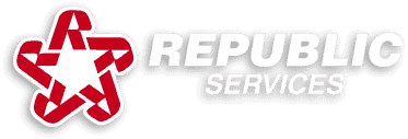 republic services logo white crop