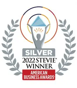Logo for Silver 2022 Stevie winner, American business awards