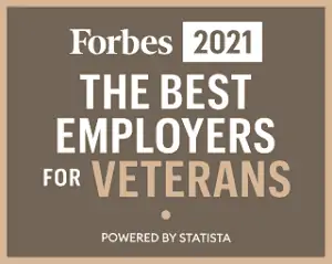 Forbes 2021 The best employers for veterans