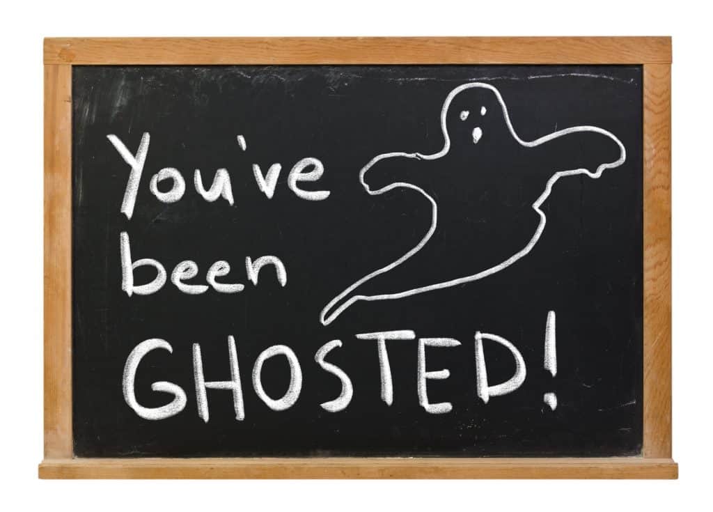 Sign of ghosting